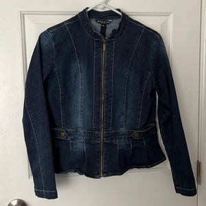 Jean jacket, only wear it twice. Petite medium size.